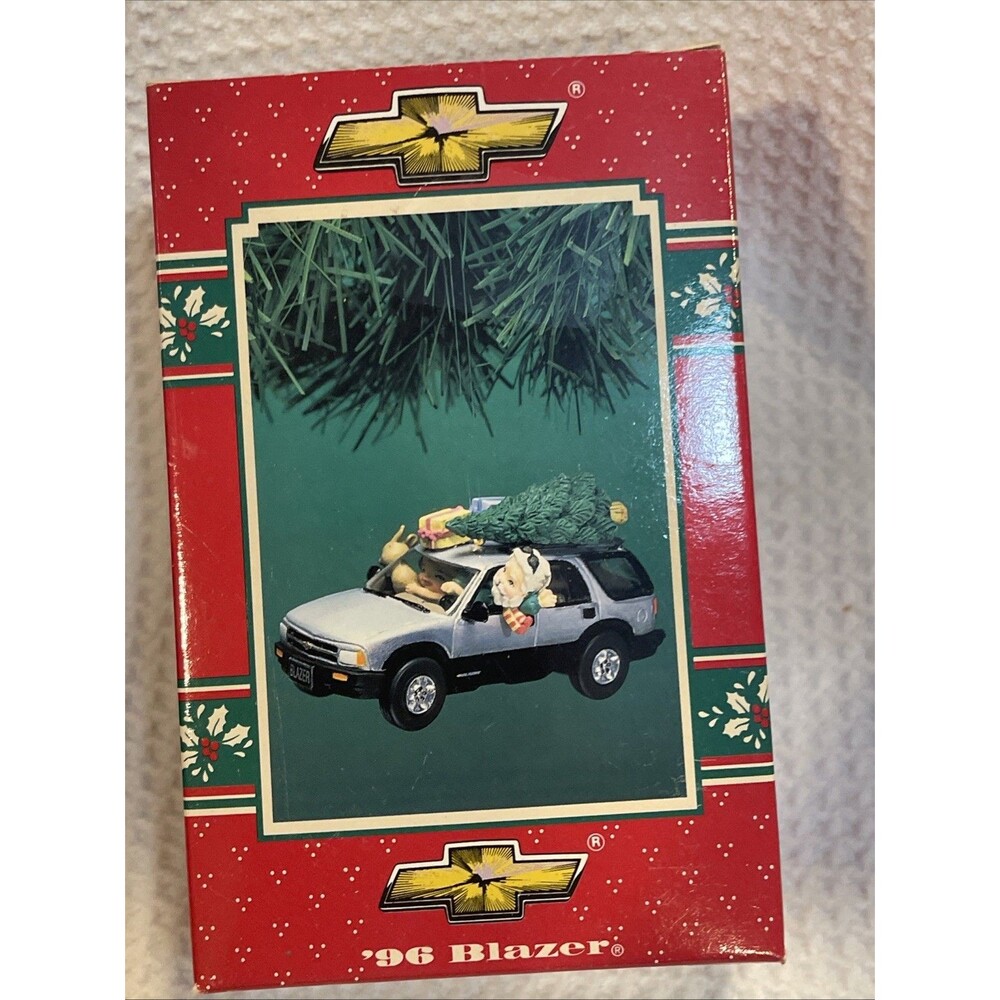 1996 Chevrolet Blazer Christmas Ornament NIB w/ Box Holiday Chevy SUV Tree